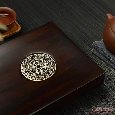木語瓷緣 重竹茶盤排水茶臺CP-厚德載物，精致定制茶具首選